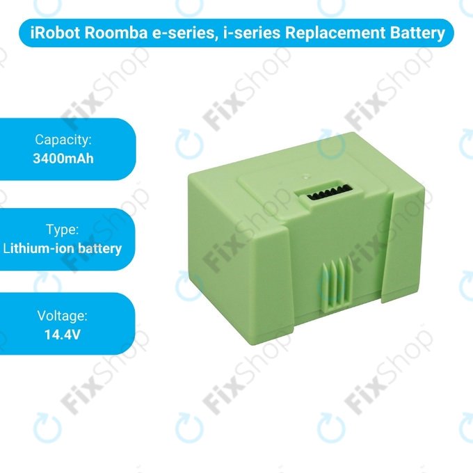 iRobot Roomba e-series, i-series - Akkumulátor ABL-D1, 4624864, ABL-D2 Li-Ion 14.4V 3400mAh