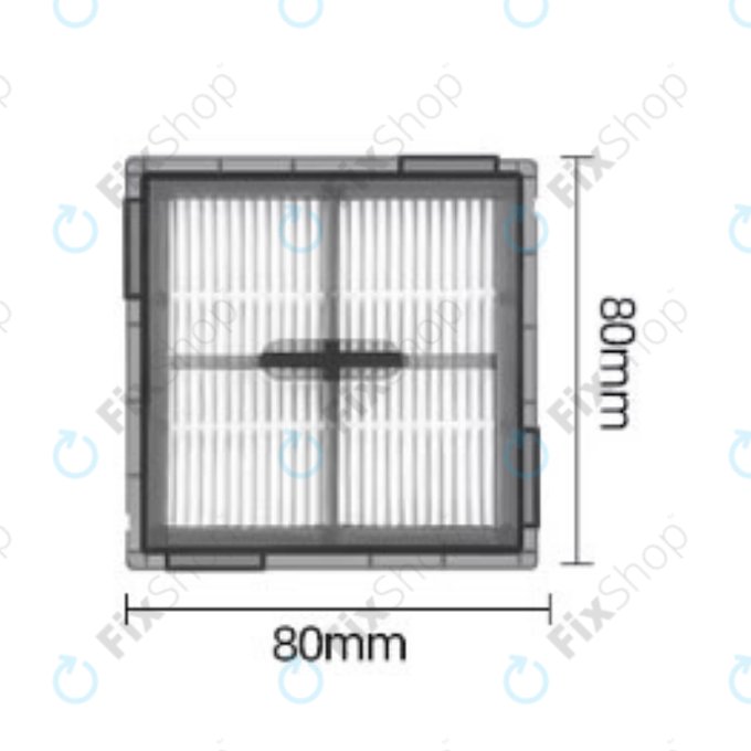 Xiaomi Roborock Q10-series, S8 Pro, S8 Pro Plus - HEPA porszűrő