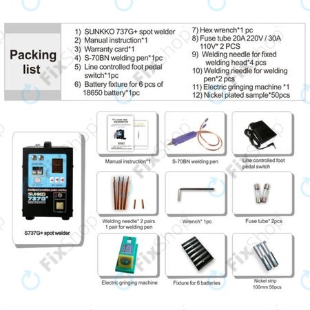 Sunkko 737G+ - Ponthegesztő Gép (4.3KW)