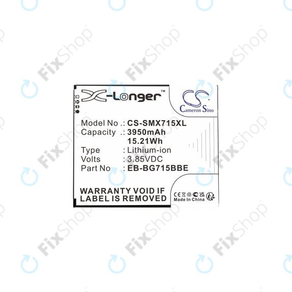 Samsung Galaxy Xcover Pro G715F - Akkumulátor EB-BG715BB 3950mAh HQ