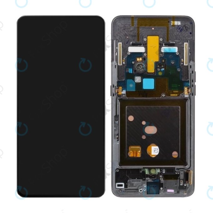 Samsung Galaxy A80 A805F - LCD Kijelző + Érintőüveg + Keret OLED