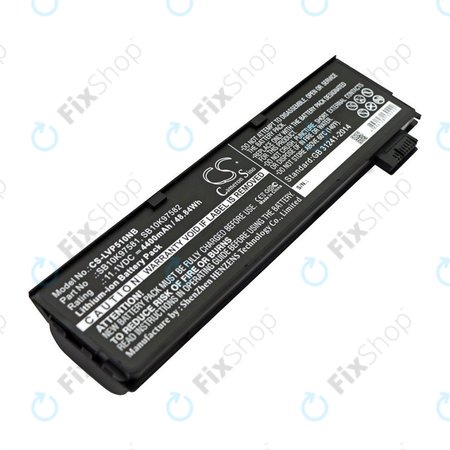 Akkumulátor Lenovo ThinkPad P51, T470, T570, 4400mAh, Li-Ion, 11.1V, SB10K97581, HQ