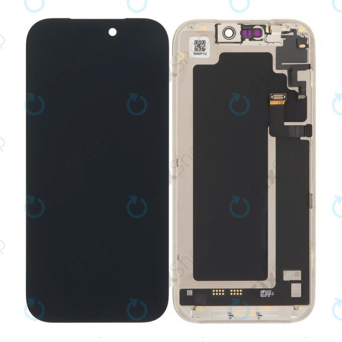 Kijelző Soft OLED 120Hz iPhone 17 Pro - Érintőüveg + Keret, DIAGNOSTIC