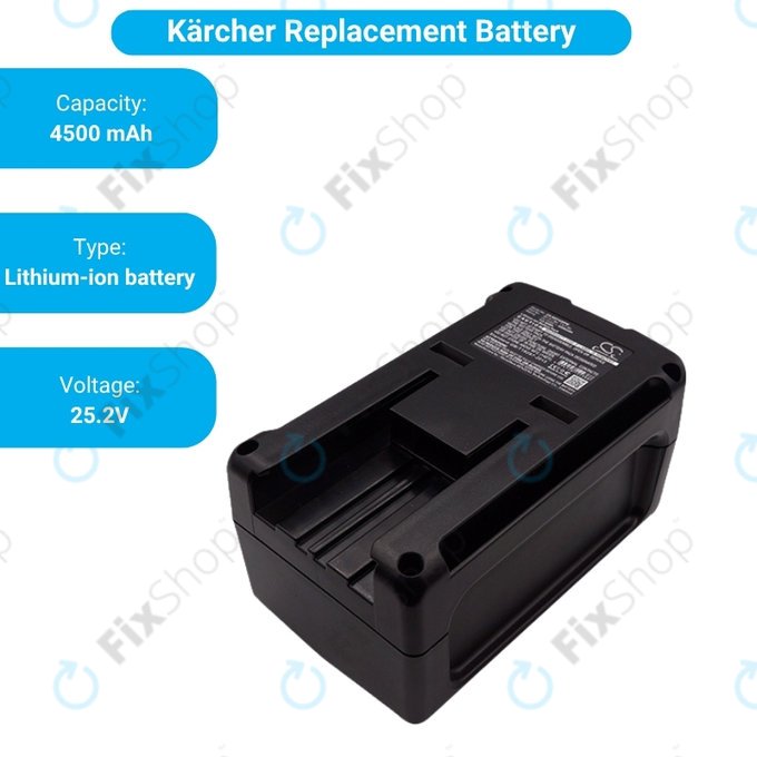 Kärcher BV 5/1, BP, T 9/1 BP, EF426 - Akkumulátor BV 5/1 Bp Li-Ion 25.2V 4500mAh HQ