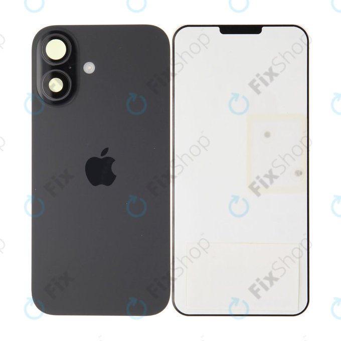 Hátsó Ház Üveg | iPhone 16 | Black | 661-44801 | Genuine Apple