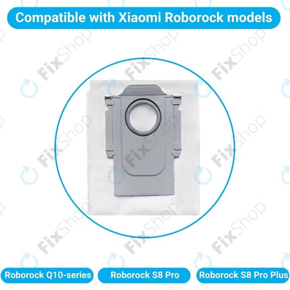 Porzsák, 4 db Xiaomi Roborock Q10-series, S8 Pro, S8 Pro Plus