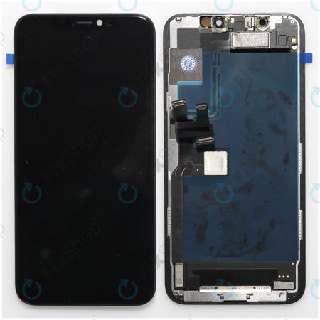 Apple iPhone 11 Pro Max - LCD Kijelző + Érintőüveg + Keret - 661-14099 Genuine Service Pack