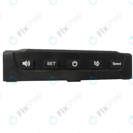 Kugoo S1, S1 Pro, S2, S3 - Műszerfalszett (Műanyag kijelzőburkolat, gázkar, fék, LED-lámpa-burkolat)