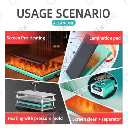 Nasan - Kompaktos hőpad LCD kijelzők szétszereléséhez