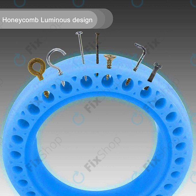 Xiaomi Mi Electric Scooter 1S, 2 M365, Essential, Pro, Pro 2 - Tartós, Teljes Tubeless Gumiabroncs (Blue Fluorescent)