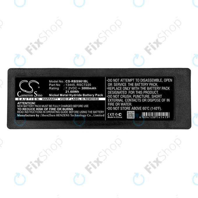 Akkumulátor Scanreco 590, Cifa, Effer, 3000mAh, Ni-MH, 7.2V, RSC7220, HQ
