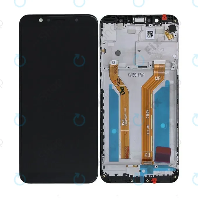 Asus Zenfone Max Pro ZB602KL (X00TD) - LCD Kijelző + Érintőképernyő + Keret - 90AX00T1-R20010 Genuine Service Pack
