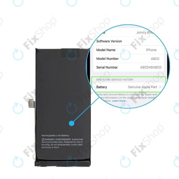 Akkumulátor | iPhone 14 Plus | 661-30394 | 4325mAh | Genuine Apple