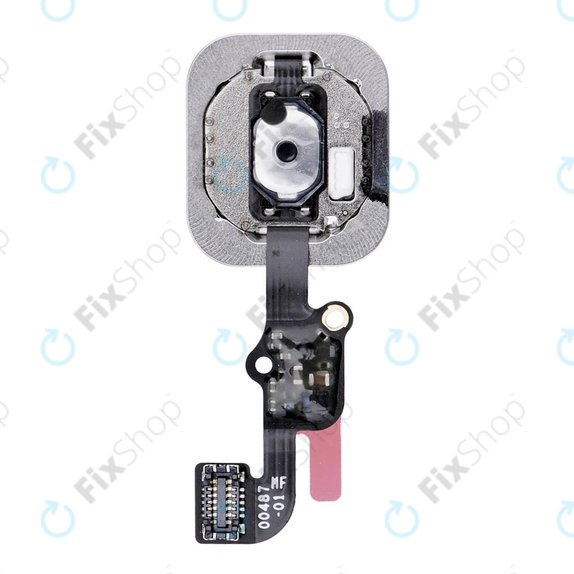 Apple iPhone 6S, 6S Plus - Kezdőlap gomb + Flex Kábelek (Silver)