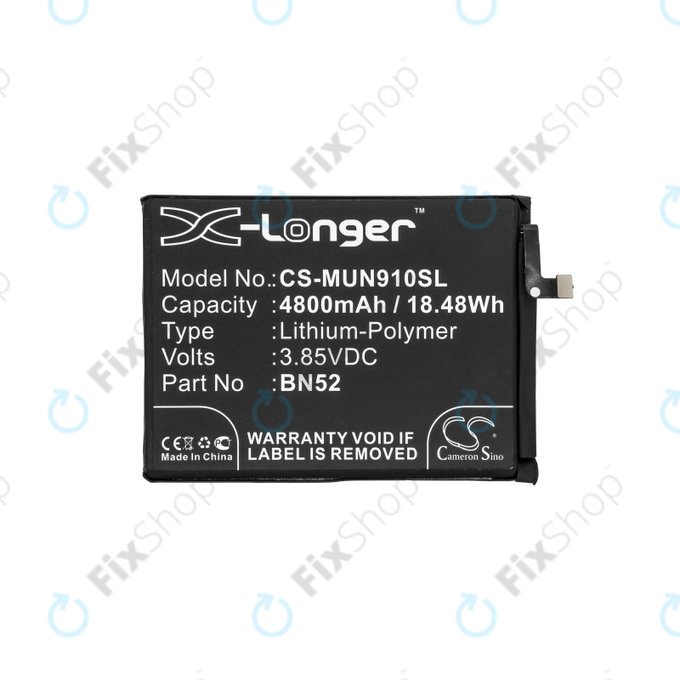 Xiaomi Redmi Note 9 Pro - Akkumulátor BN52 4800mAh HQ