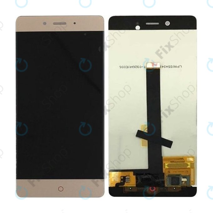 Nubia Z11 - LCD Kijelző + Érintőüveg (Gold) TFT