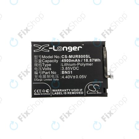 Xiaomi Redmi 8, 8A - Akkumulátor BN51 4900mAh HQ