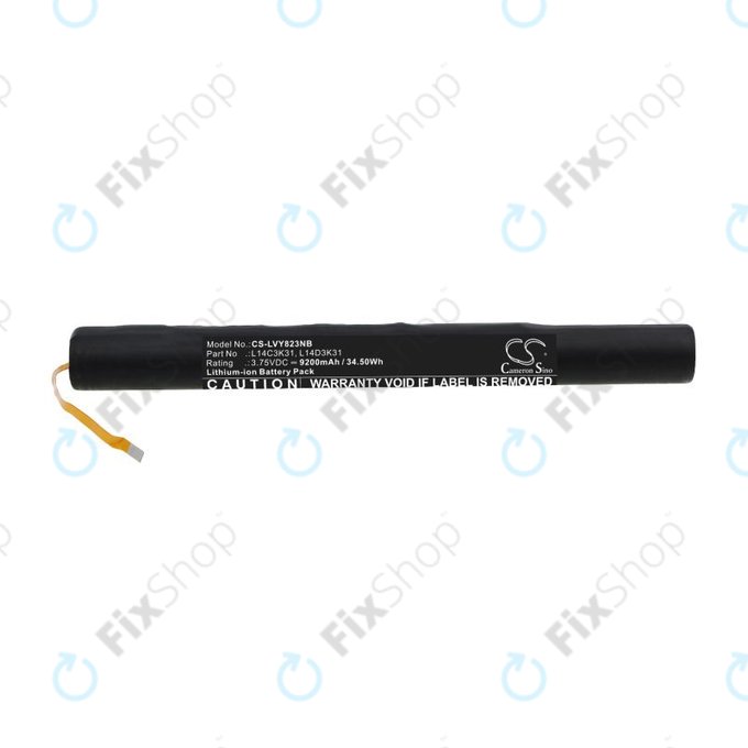 Akkumulátor Lenovo Yoga Tablet 2, 9200mAh, Li-Ion, 3.75V, L14C3K31, HQ
