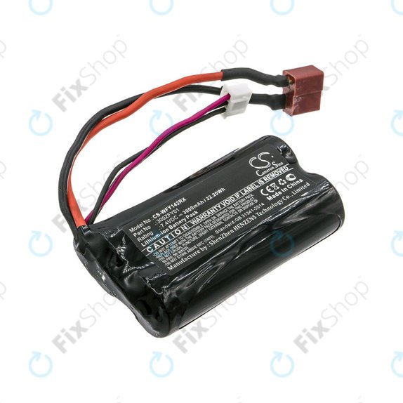 Akkumulátor WLToys FY01, FY02, FY03, 12423, 12428, 3000mAh, Li-Ion, 7.4V, 300ZFY01, HQ
