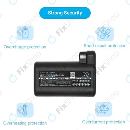 AEG RX-series, Electrolux E, P-series - Akkumulátor S91-0400410-SU2, OSBP72LI, OSBP72LI25 Li-Ion 2000mAh HQ