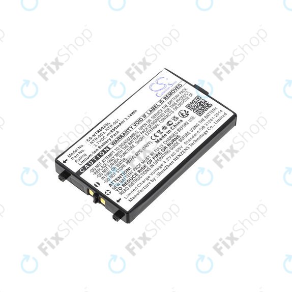Akkumulátor Nintendo, 850mAh, Li-Ion, 3.7V, NTR-003, HQ
