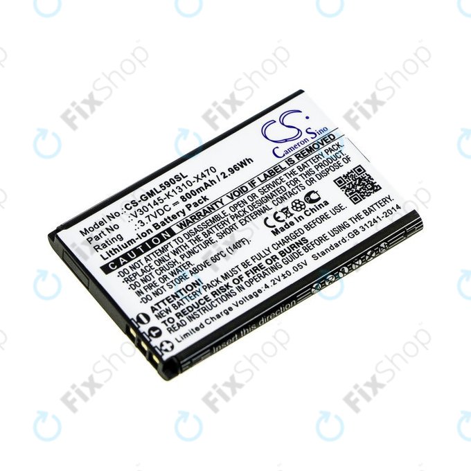 Akkumulátor Saiet Lumina, Ready, Single, Brondi Amico Favoloso, Gigaset GI390, 590, 800mAh, Li-Ion, 3.7V, V30145-K1310-X470, HQ