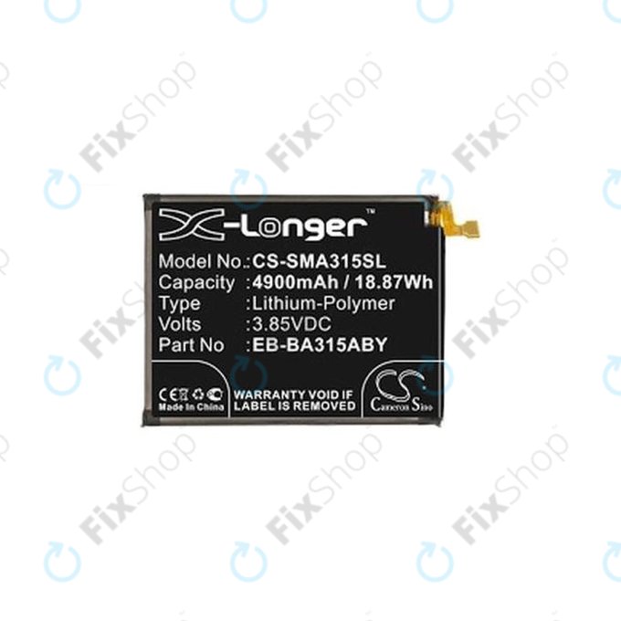 Samsung Galaxy A22 A225F, A31 A315F, A32 4G A325F - Akkumulátor EB-BA315ABY 4900mAh HQ