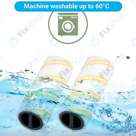 Kärcher FC 3, FC 5, FC 7 - Görgőkészlet Minden Felület Típushoz (Sárga)