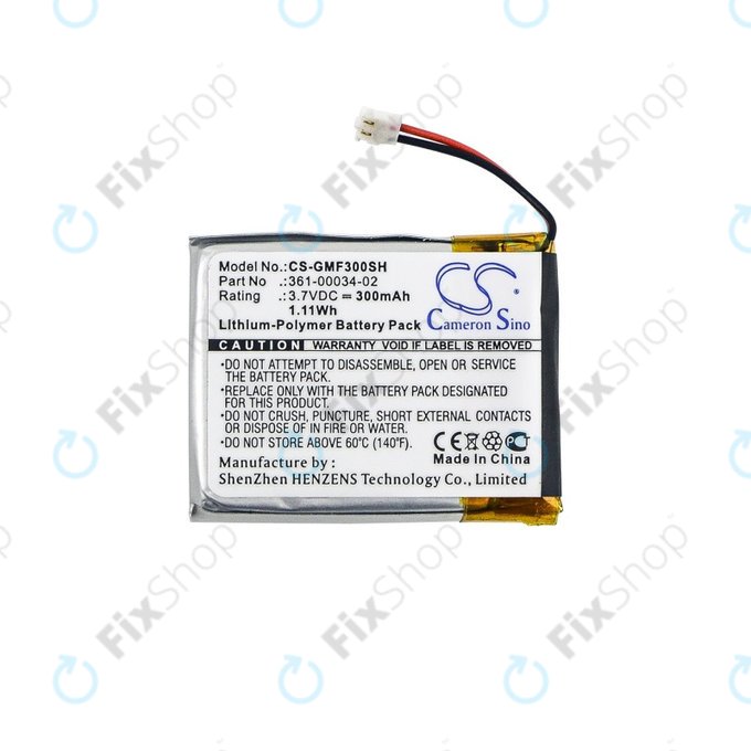 Garmin Fenix 3, 3 HR - Akkumulátor 361-00034-02 300mAh HQ