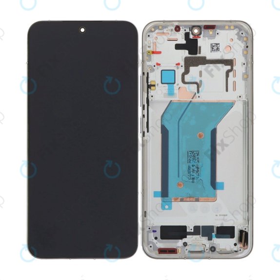 Xiaomi 14 23127PN0CC - LCD Kijelző + Érintőüveg + Keret (White) TFT