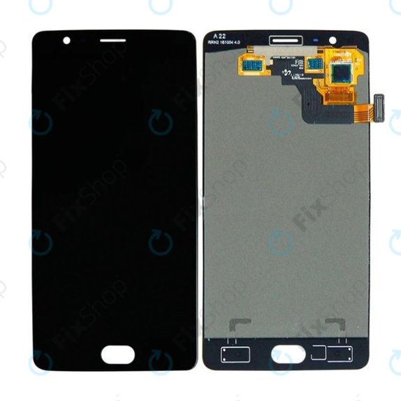 OnePlus 3, 3T - LCD Kijelző + Érintőüveg (Black) TFT