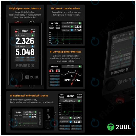 Feszültség- és árammérő (USB multiméter), 2UUL PW11