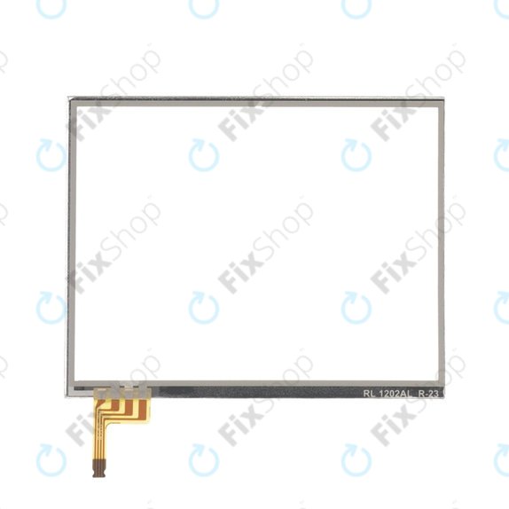 Alsó érintőüveg ragasztóval Nintendo DS Lite részére