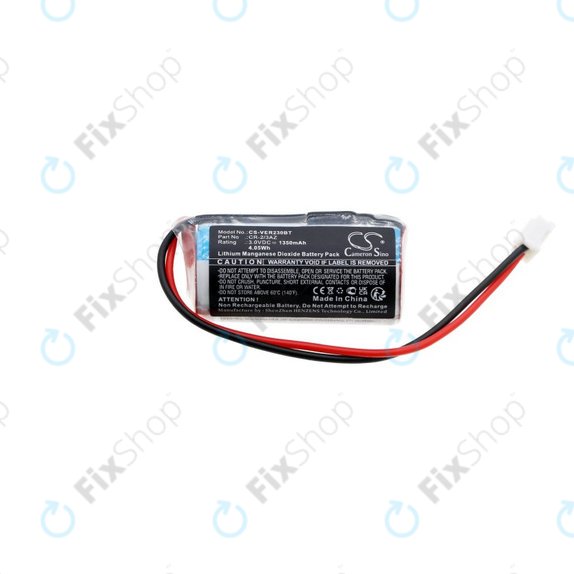 Akkumulátor Verisure, 1350mAh, Li-MnO2, 3V, CR-2/3AZ, HQ