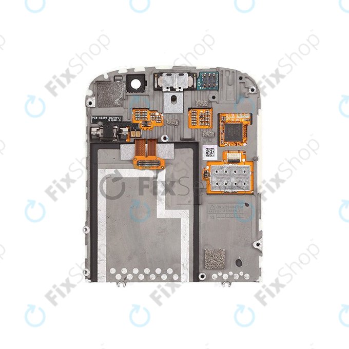 Blackberry Q10 - LCD Kijelző + Érintőüveg + Keret (White) TFT