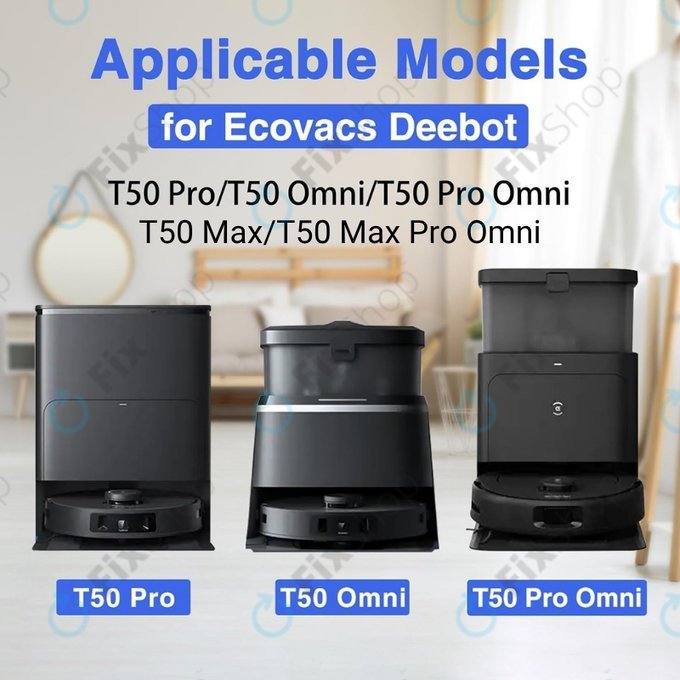HEPA-szűrő, 2 db Ecovacs Deebot T50 Omni, T50 Pro Omni, T50 Max, T50 Max Pro Omni
