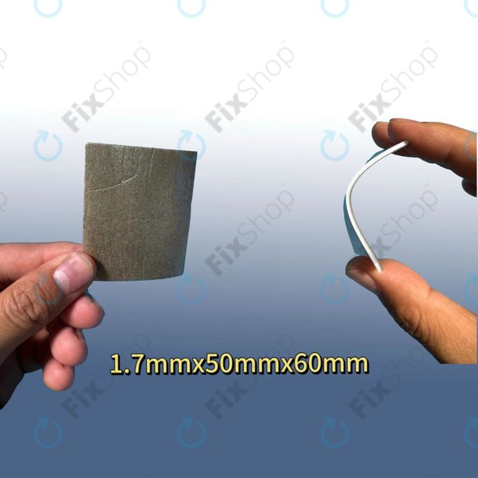 Hőállóságú szigetelő alátét IC átvitelhez és kijelző javításhoz (70mm × 60mm × 1.7mm)