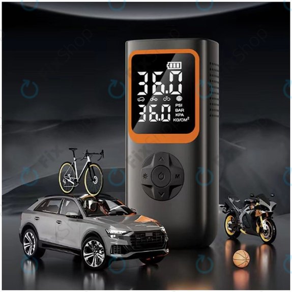 Hordozható Elektromos Légkompresszor Kiegészítőkkel (11.1V, 2000mAh)