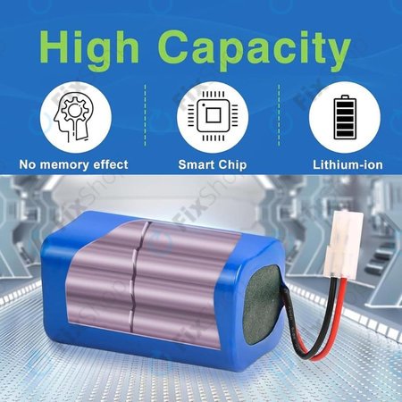 Xiaomi Essential (Mijia G1), Flyco FC-series, myVacBot SN500, Panasonic MC-series, Phicomm X3, Puppy R-series - Akkumulátor Li-026418 Li-Ion 14.8V 2600mAh