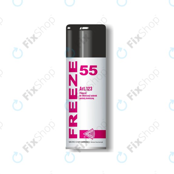 Freeze 55 - Fagyasztó Spray -55°C (Nem Vezető, Gyúlékony) - 400ml
