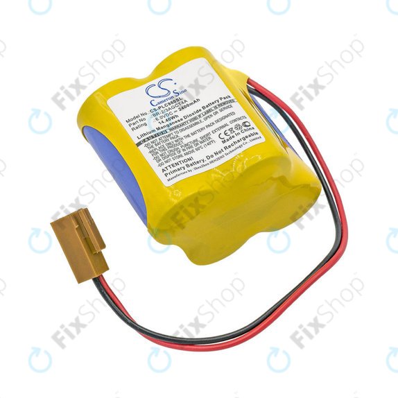 Akkumulátor Fanuc 18-T Series Programmable Logic, 2400mAh, Li-MnO2, 6V, BR-2/3AGCT4A, HQ