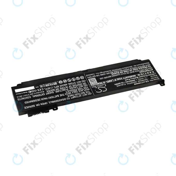 Akkumulátor Lenovo ThinkPad T460S, T470S, 2000mAh, Li-Pol, 11.4V, 00HW025, HQ