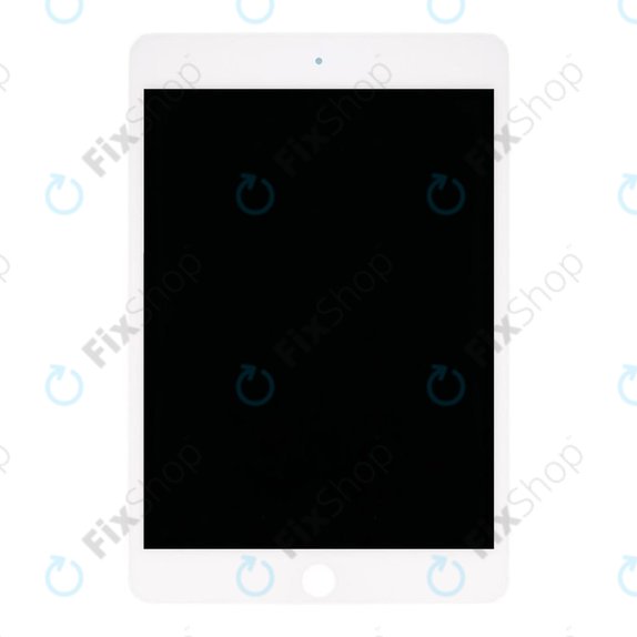 LCD Kijelző iPad Mini 5, White, Érintőüveg keret nélkül, Refurbished