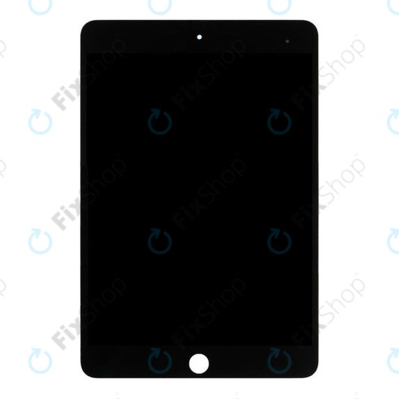 LCD Kijelző iPad Mini 4, Black, Érintőüveg keret nélkül