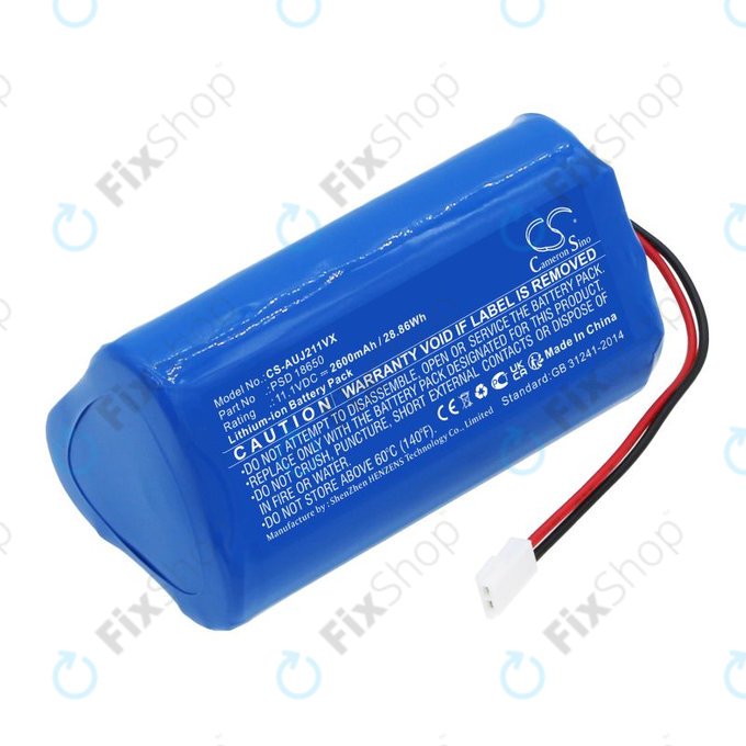Akkumulátor Aquajack 211, 2600mAh, Li-Ion, 11.1V, PSD 18650, HQ
