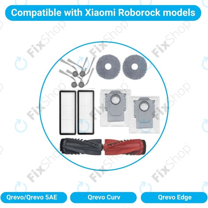 Xiaomi Roborock Qrevo, Qrevo Curv, Qrevo Edge, Qrevo 5AE - Komplett kiegészítő készlet