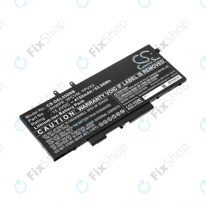 Akkumulátor Dell Latitude 5501, Latitude 5401, Latitude 14 5410, Latitude 15 5511, 4150mAh, Li-Ion, 15.2V, 3HWPP, HQ