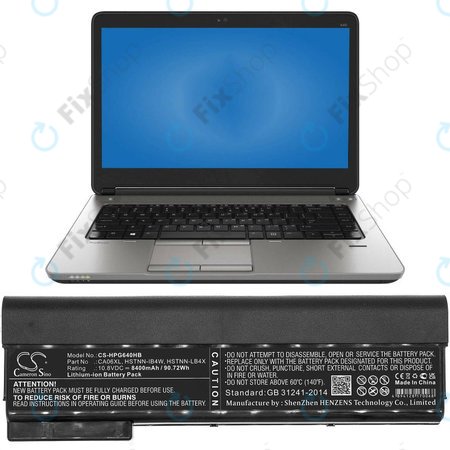 Akkumulátor HP ProBook 640 G1, 650 G1, 655 G1, 645 G1, 8400mAh, Li-Ion, 10.8V, CA06XL, HQ