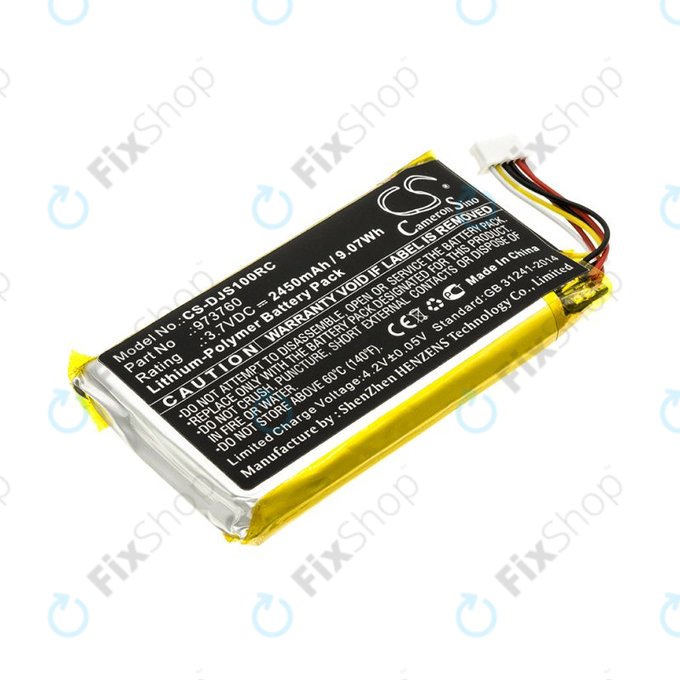 Akkumulátor DJI Mavic Pro, Air, Spark, 2450mAh, Li-Pol, 3.7V, 973760, HQ