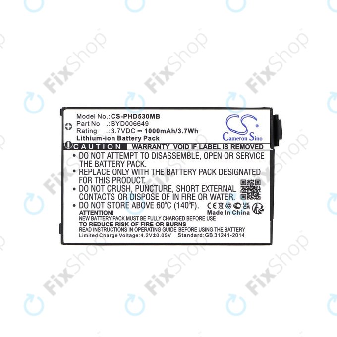 Akkumulátor Philips Avent Eco SCD535 DECT, 1000mAh, Li-Ion, 3.7V, BYD001743, HQ